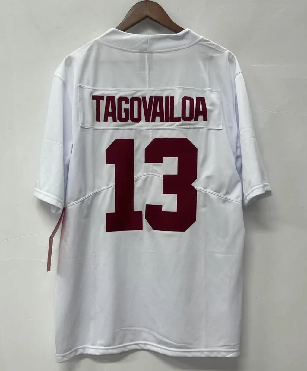 Tua Tagovailoa Alabama Crimson Tide white Nike Jersey white product image 2, provided for visual reference and product