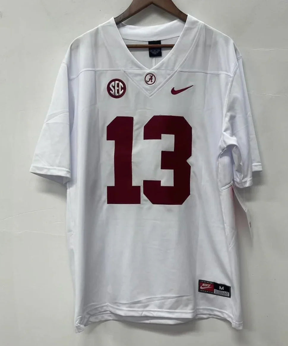 Tua Tagovailoa Alabama Crimson Tide white Nike Jersey white product image 3, provided for visual reference and product