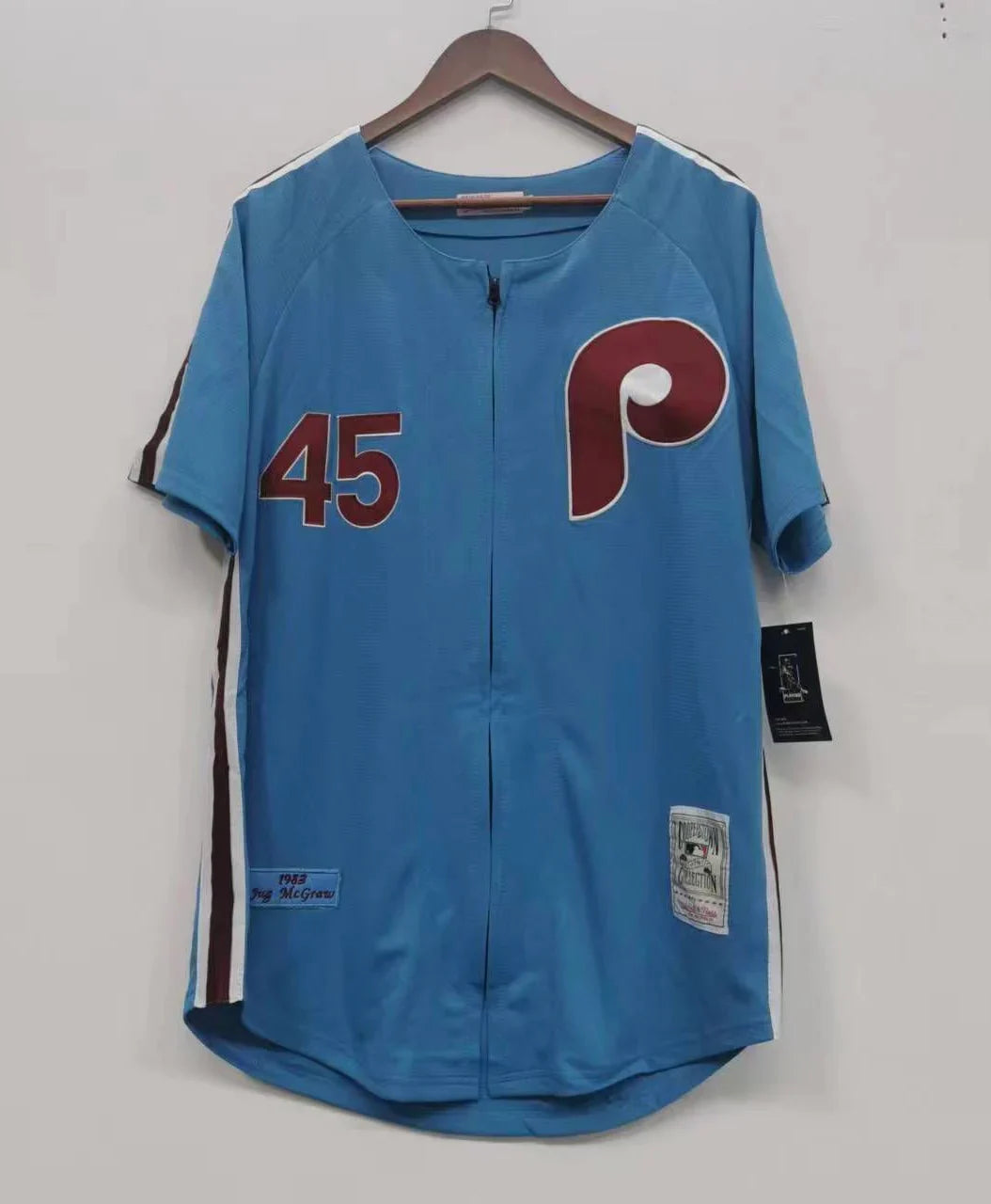 Tug McGraw Philadelphia Phillies Jersey Mitchell & Ness product image 2, provided for visual reference and product detail