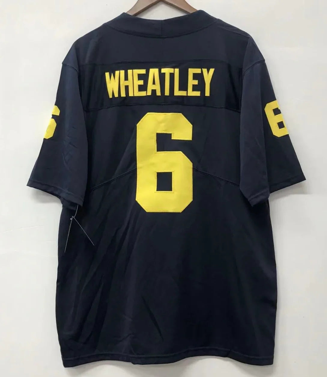 Tyrone Wheatley Michigan Wolverines Jersey blue product image 1, provided for visual reference and product detail review