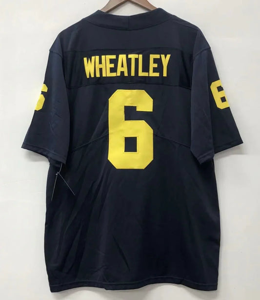 Tyrone Wheatley Michigan Wolverines Jersey blue product image 1, provided for visual reference and product detail review