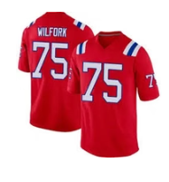 Vince Wilfork New England Patriots Official NFL Nike Jersey red product image 1, provided for visual reference and product