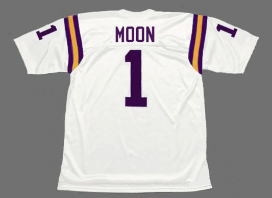 Warren Moon 1994 Minnesota Vikings NFL Mitchell & Ness Jersey product image 1, provided for visual reference and product
