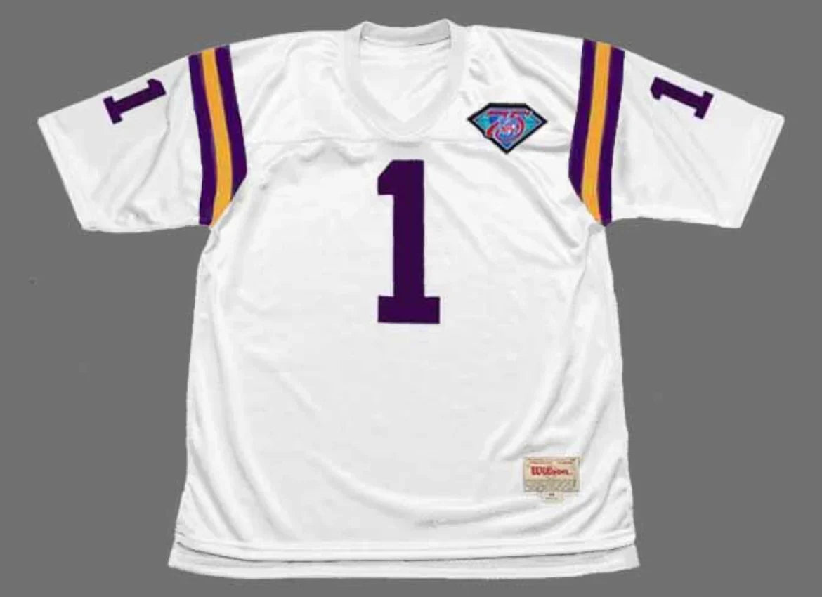 Warren Moon 1994 Minnesota Vikings NFL Mitchell & Ness Jersey product image 2, provided for visual reference and product