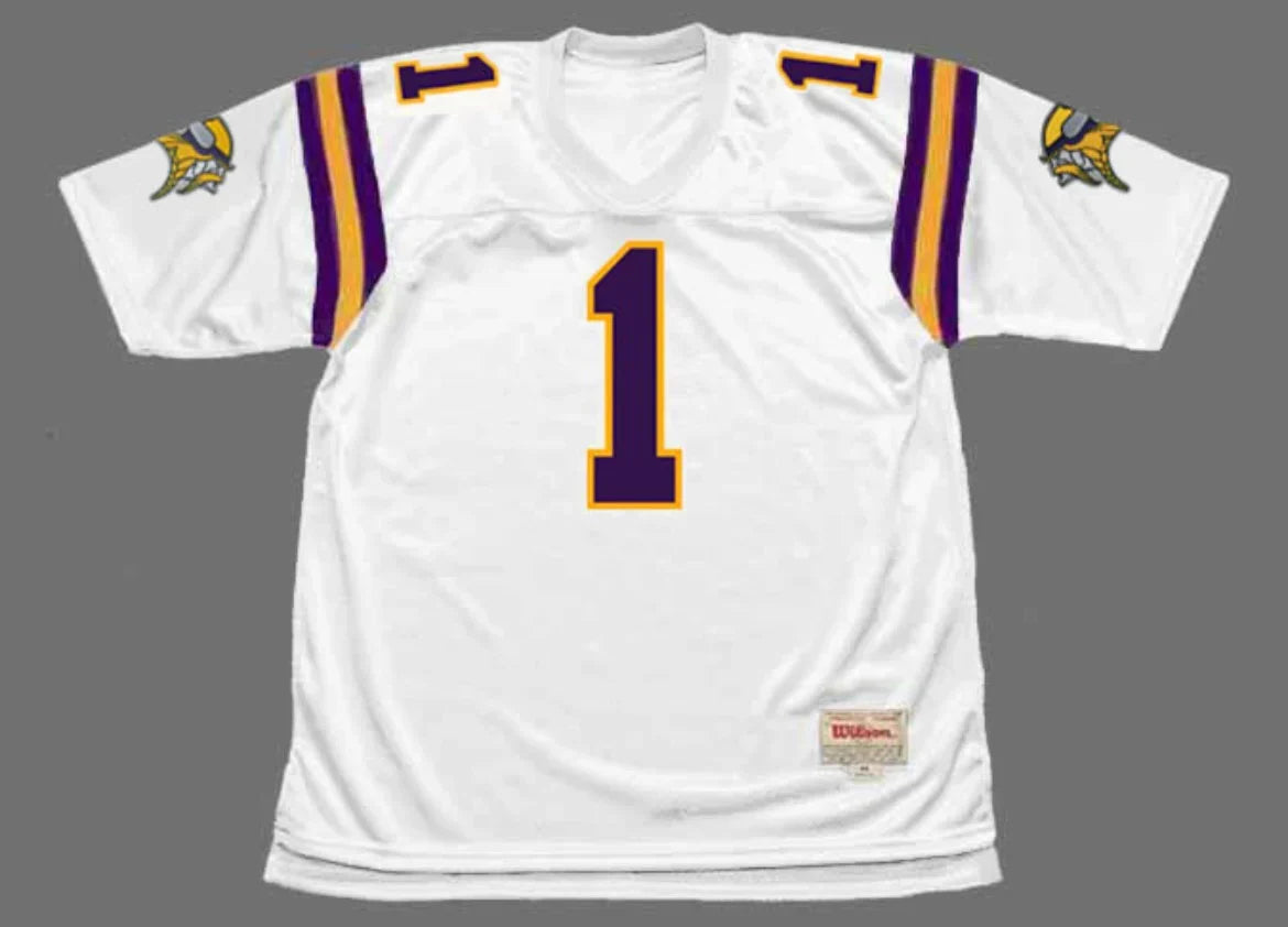 Warren Moon 1996 Minnesota Vikings NFL Mitchell & Ness Jersey product image 2, provided for visual reference and product
