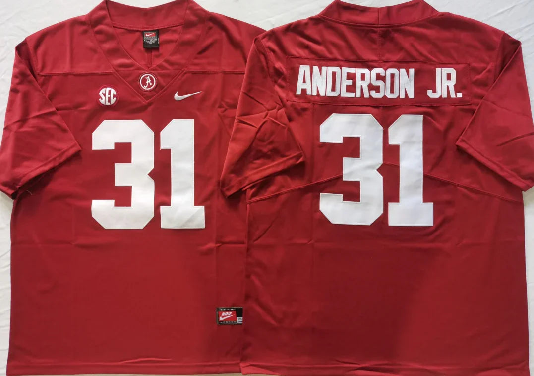 Will Anderson Jr. Alabama Crimson Tide Jersey Nike Red product image 1, provided for visual reference and product detail