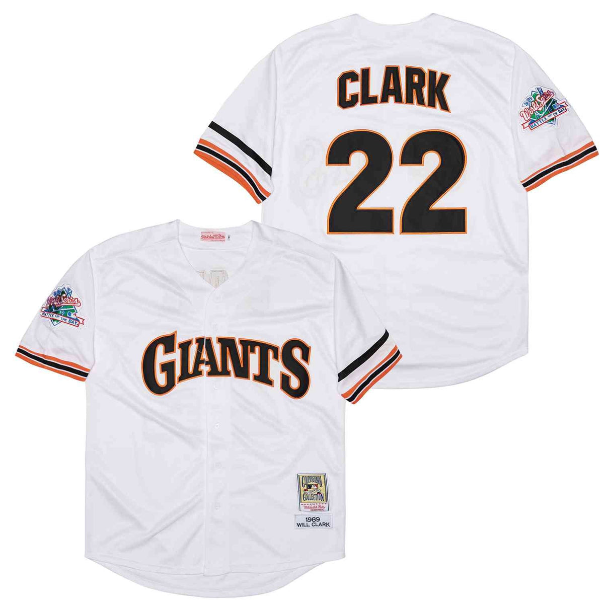Will Clark San Francisco Giants Jersey Mitchell & Ness product image 1, provided for visual reference and product detail