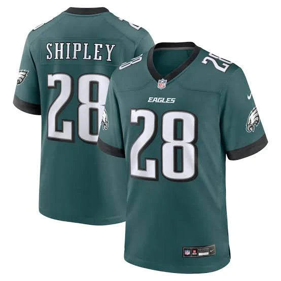 Will Shipley Philadelphia Eagles Nike NFL Jersey Green product image 1, provided for visual reference and product detail