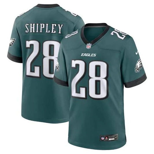 Will Shipley Philadelphia Eagles Nike NFL Jersey Green product image 1, provided for visual reference and product detail