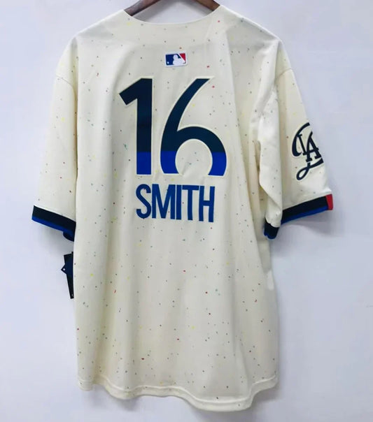 Will Smith Los Angeles Dodgers Official MLB City Connect Limited Nike jersey product image 1, provided for visual reference