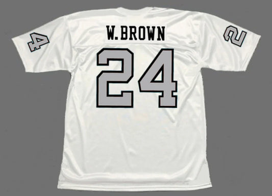 Willie Brown 1970 Oakland Raiders Mitchell & Ness Jersey product image 1, provided for visual reference and product detail