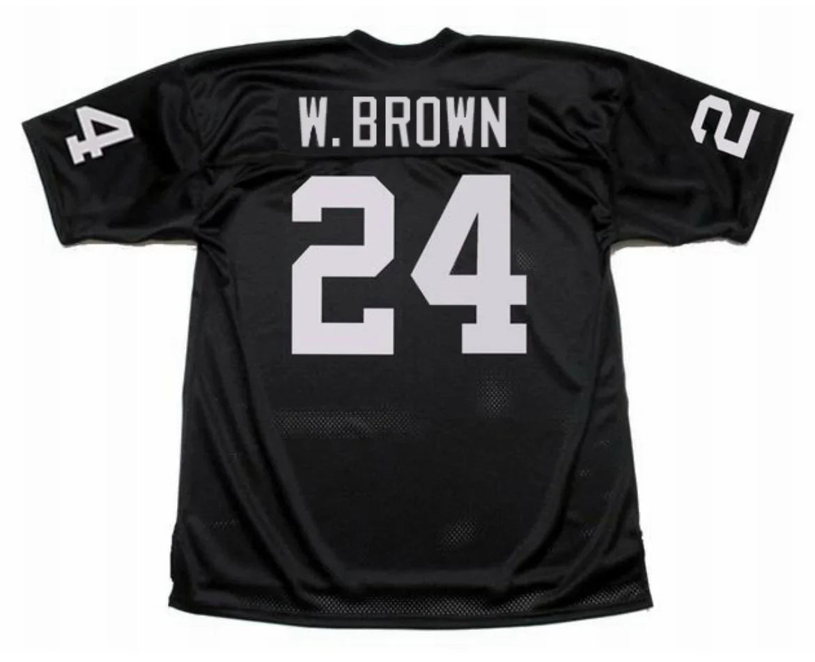 Willie Brown Oakland Raiders Mitchell & Ness Jersey product image 1, provided for visual reference and product detail review