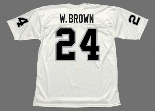 Willie Brown Oakland Raiders Mitchell & Ness Jersey white product image 1, provided for visual reference and product detail