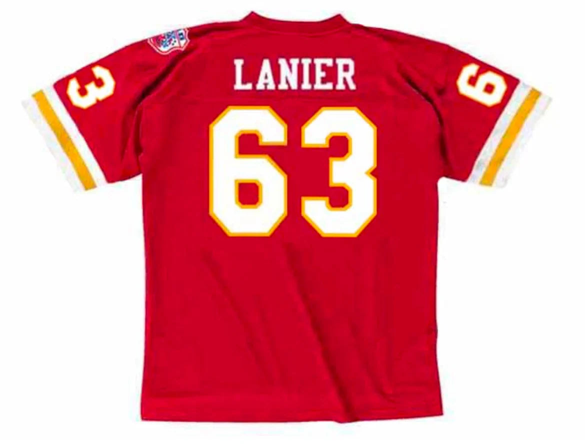 Willie Lanier 1969 Kansas City Chiefs NFL Mitchell & Ness Jersey Red product image 1, provided for visual reference and