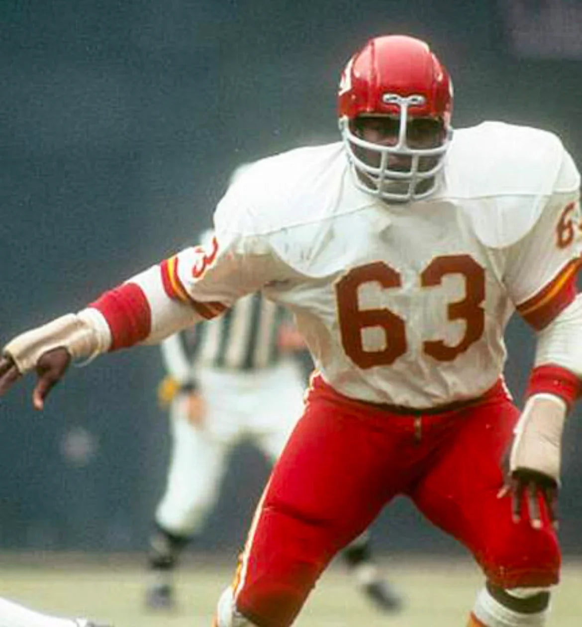 Willie Lanier 1969 Kansas City Chiefs NFL Mitchell & Ness Jersey White product image 4, provided for visual reference and