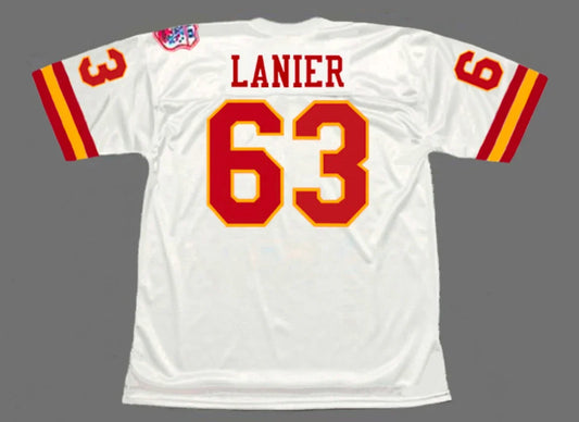 Willie Lanier 1969 Kansas City Chiefs NFL Mitchell & Ness Jersey White product image 1, provided for visual reference and