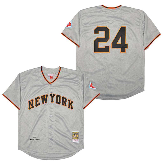 Willie Mays San Francisco New York Giants Jersey Mitchell & Ness product image 1, provided for visual reference and product