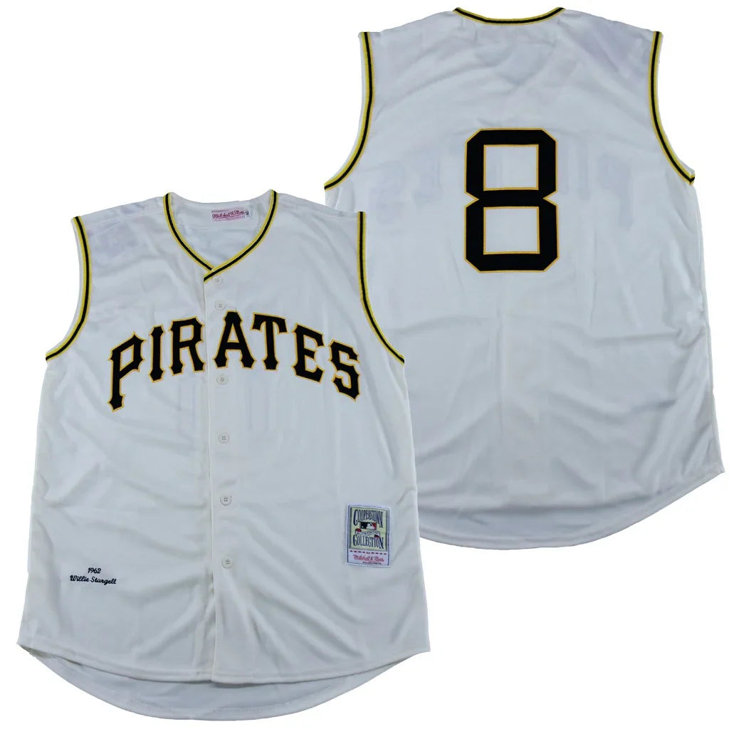 Willie Stargell Pittsburgh Pirates Jersey 1962 Mitchell & Ness product image 1, provided for visual reference and product