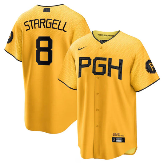 Willie Stargell Pittsburgh Pirates Jersey Nike product image 1, provided for visual reference and product detail review