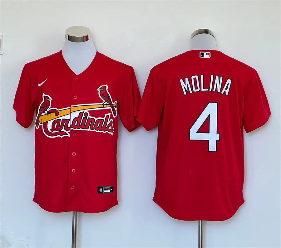 Yadier Molina St. Louis Cardinals Jersey Nike Red product image 1, provided for visual reference and product detail review