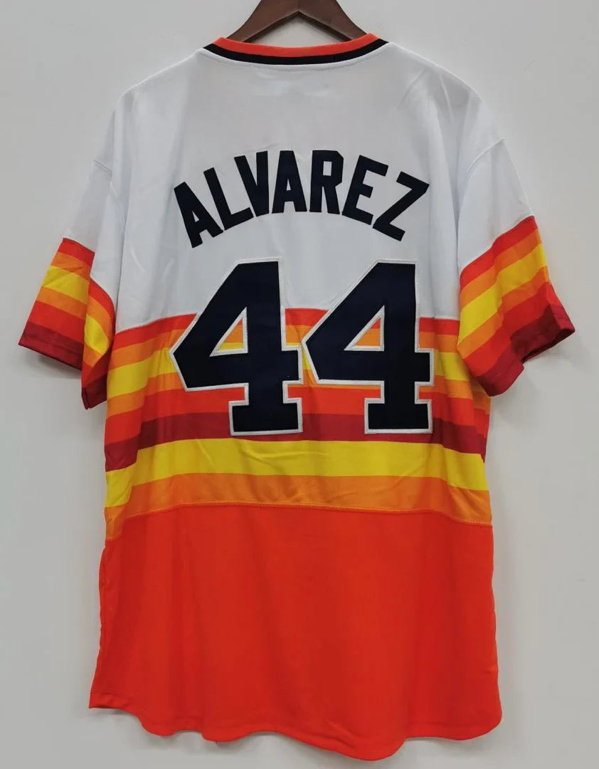 Yordan Álvarez Houston Astros Official MLB NIKE Jersey product image 2, provided for visual reference and product detail