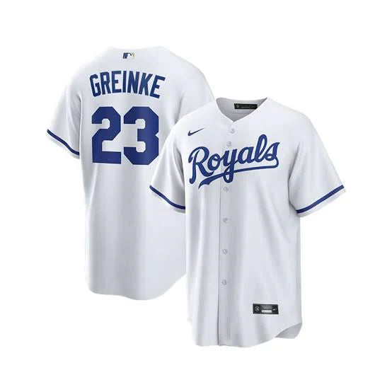 Zack Greinke Kansas City Royals Jersey Nike white product image 1, provided for visual reference and product detail review