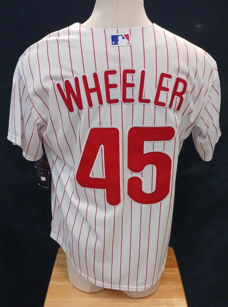 Zack Wheeler Philadelphia Phillies Jersey product image 1, provided for visual reference and product detail review